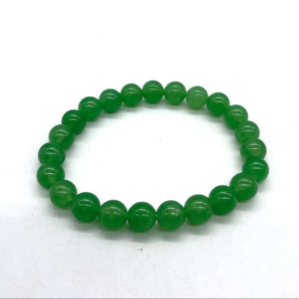 Jade Stretch Bracelet - Picture 2 of 4